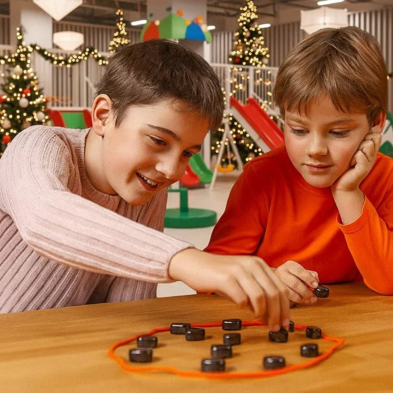 Magnetic strategy board game, an educational toy for kids & adults. Perfect for family game nights.