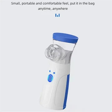 Personal portable mesh nebulizer for effective medication delivery, perfect for all ages.