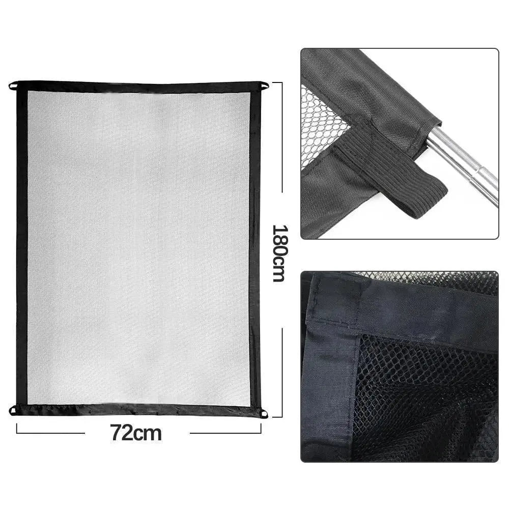 Easy install portable pet gate for dogs & cats, flexible & secure safety barrier for any space.
