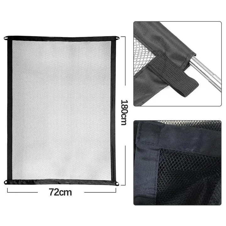 Easy install portable pet gate for dogs & cats, flexible & secure safety barrier for any space.