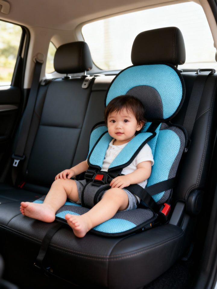 Ergonomic portable car seat, providing comfort and safety for toddlers.