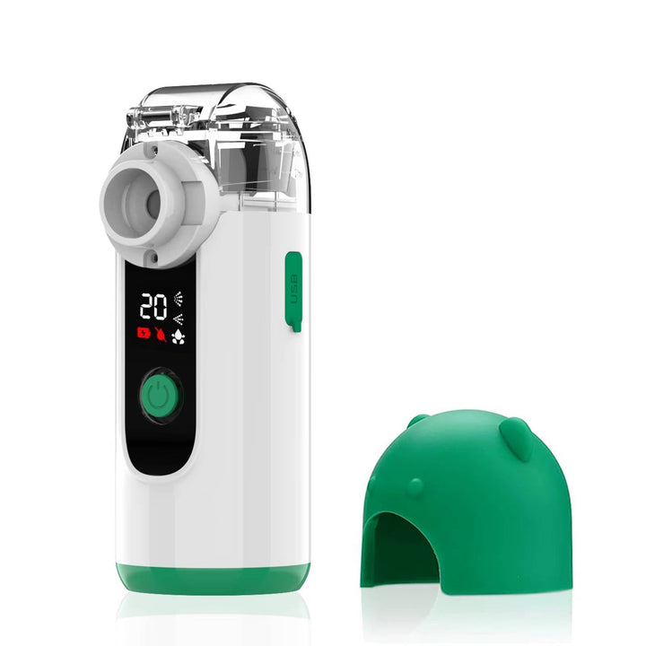 TavvitaImp008 portable USB rechargeable mist inhaler for personal health, easy breathing & travel convenience.