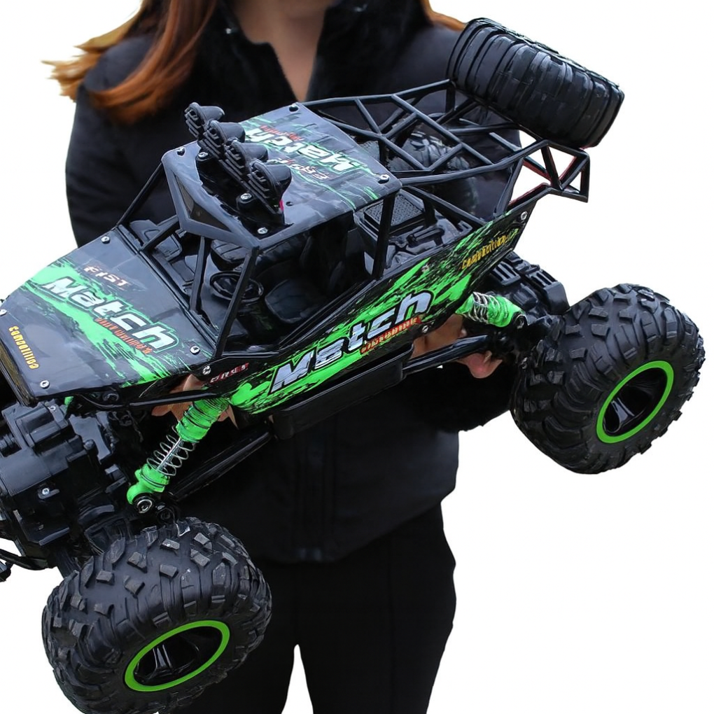 Powerful 4x4 RC monster truck for ultimate off-road adventures. Durable remote control toy for kids & adults.
