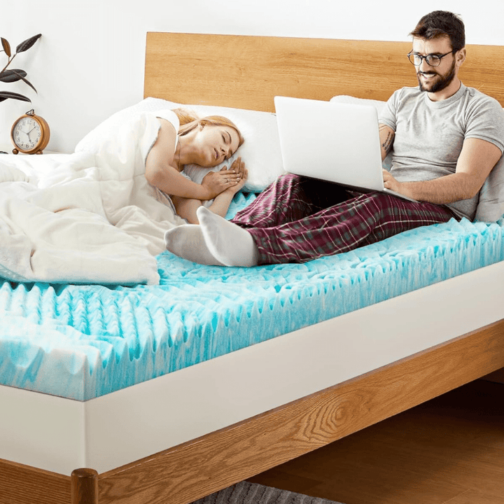Premium Cooling Foam Mattress Topper for Enhanced Sleep - Lexians