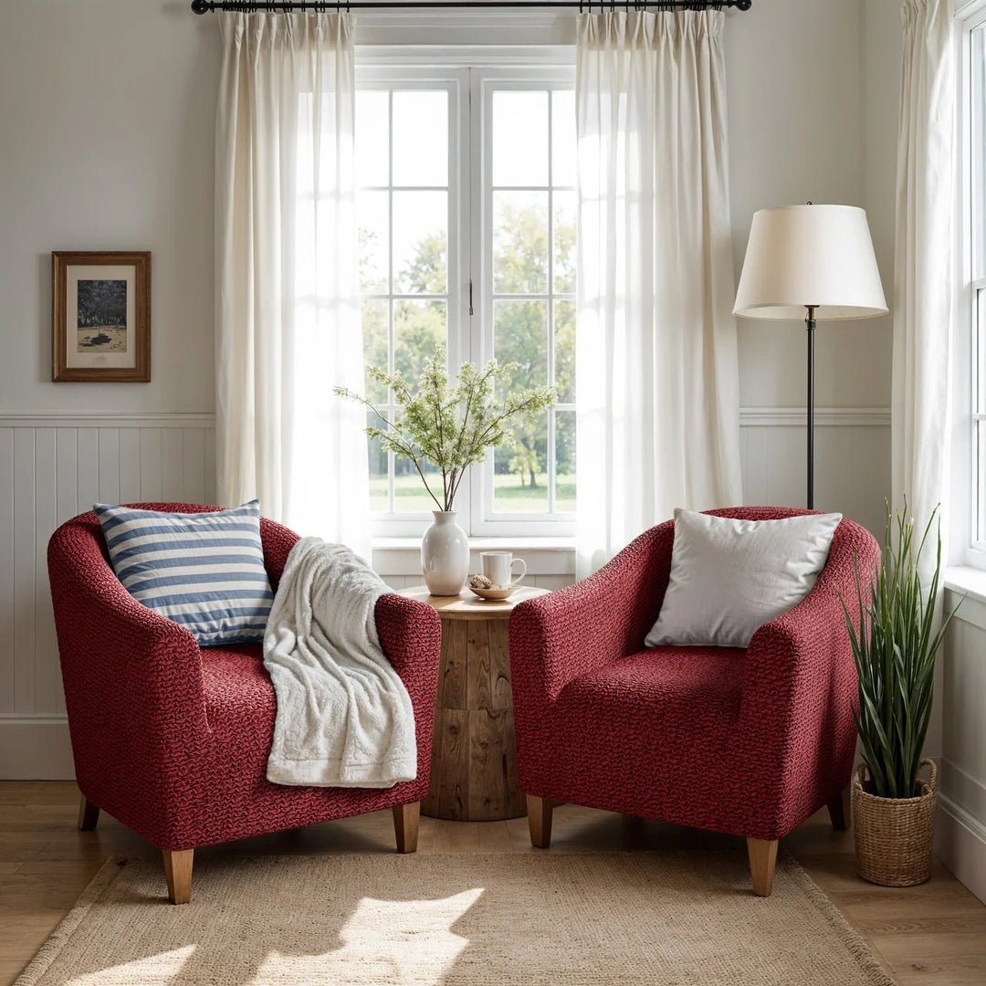 Premium Microfiber Barrel Chair Slipcover for All Genders - Lexians