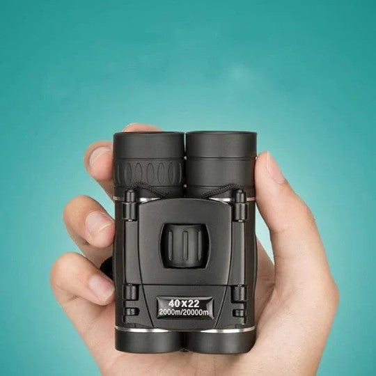 TavvitaImp010 compact binoculars with 40x22 magnification, perfect for travel optics & nature observation.