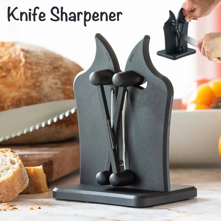 Adjustable knife sharpener for precise blade sharpening. Keeps all your kitchen knives dangerously sharp.