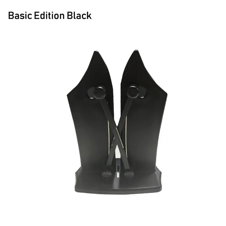 Ergonomic 3-stage knife sharpener for safe, effective blade sharpening of chef's knives & kitchen tools.