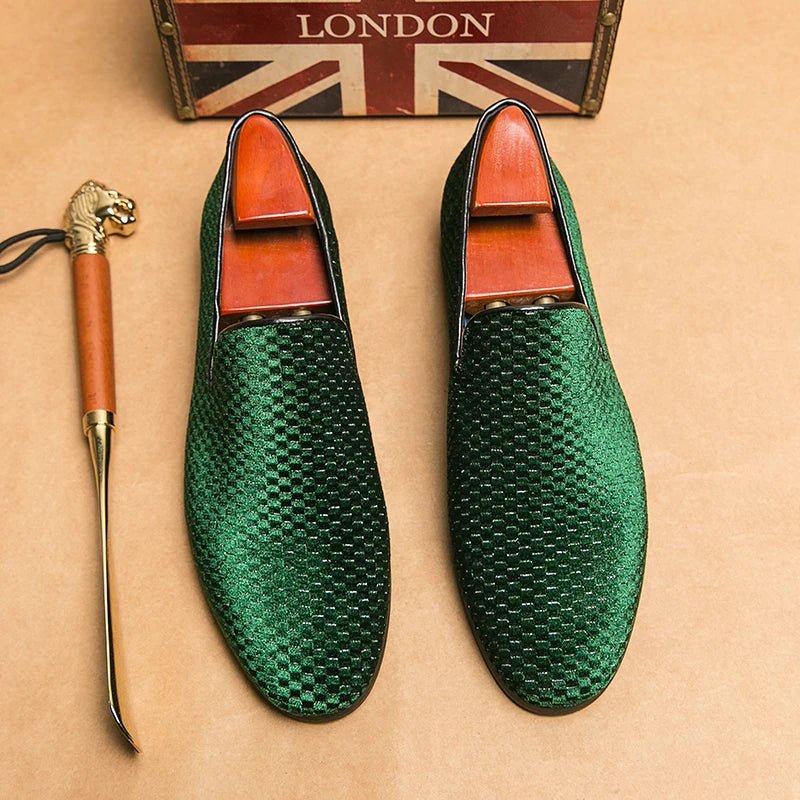 Elegant men's loafers for smart casual attire. Slip-on dress shoes with refined style & comfort.