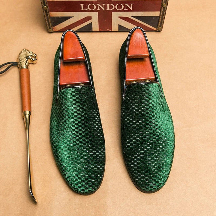 Elegant men's loafers for smart casual attire. Slip-on dress shoes with refined style & comfort.