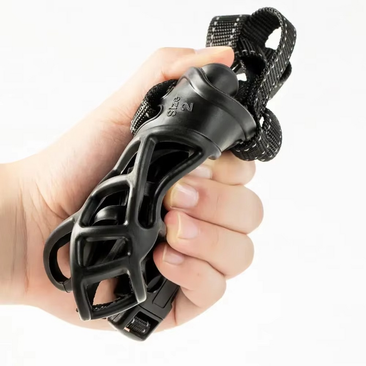 Breathable, water-friendly dog muzzle ensures pet comfort. Reflective for outdoor safety & anti-bite training.