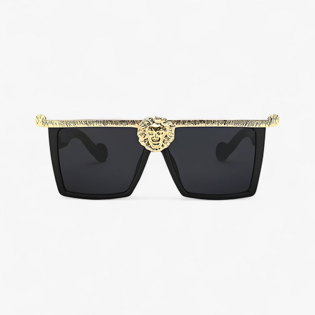 Unisex retro lion-style sunglasses providing essential UV400 protection for fashion.