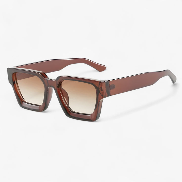 Lightweight men's retro square sunglasses, perfect for casual wear & summer.