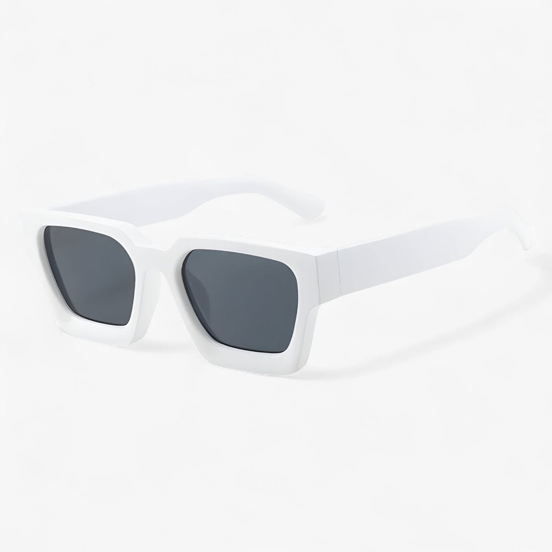 Elegant men's retro square sunglasses, lightweight design with full UV400 protection.