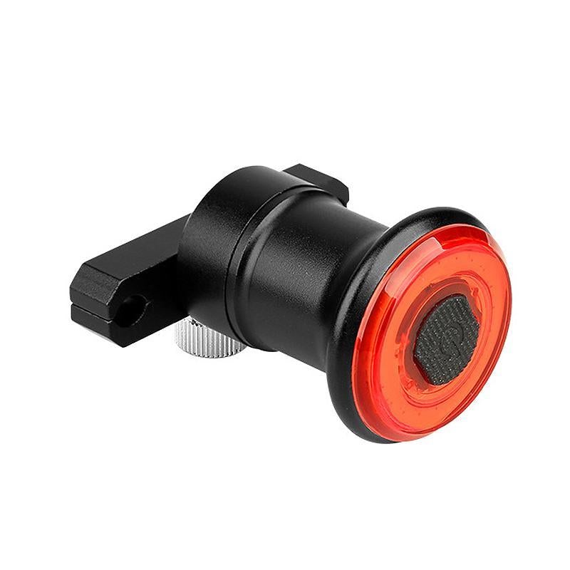 Waterproof & USB rechargeable bike rear brake light with 6 modes for all-weather cycling safety & visibility.