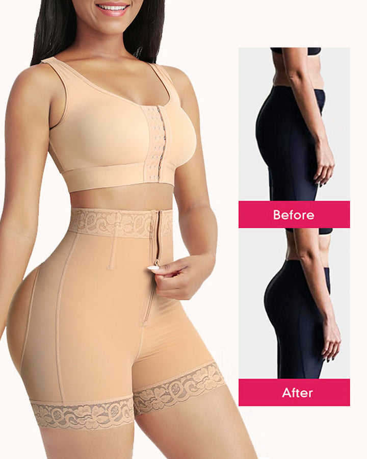 Comfortable women's butt lifter shorts with seamless design and effective tummy control for body sculpting.