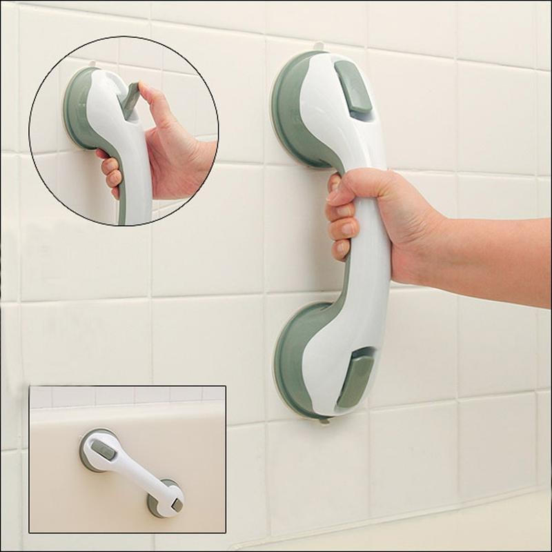 Accessible bathroom handrail, ensures shower & bath safety for individuals with mobility needs.