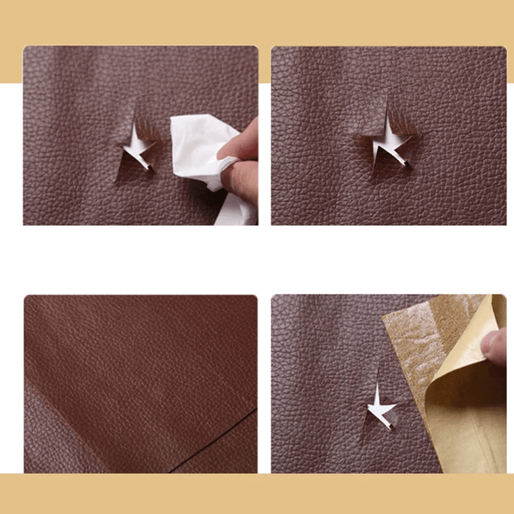 Self - Adhesive Leather Sofa Repair Patch - Cuttable & Durable - Lexians