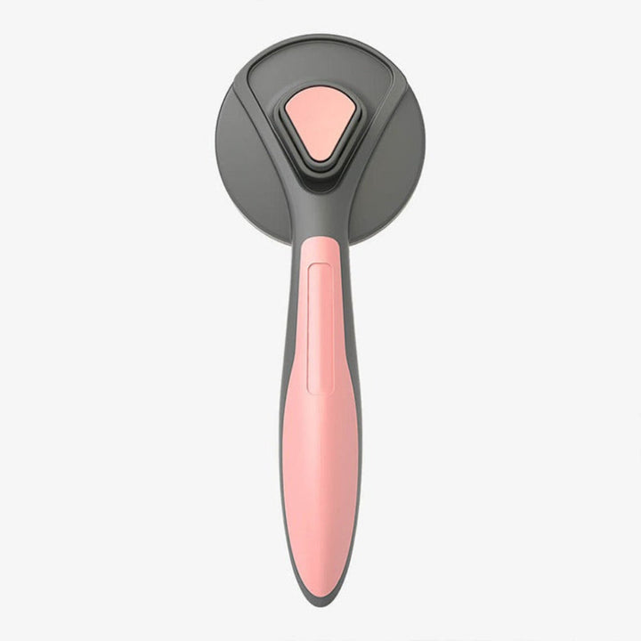 Unisex deshedding brush for dogs & cats. Quickly removes loose fur, prevents tangles, & keeps coats shiny.