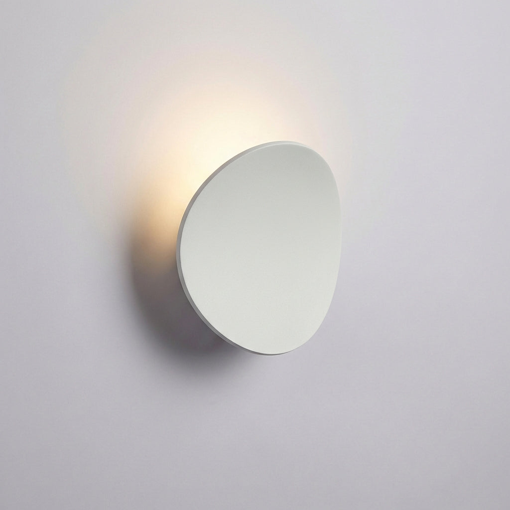 Elegant minimalist LED wall sconce, modern hardwired lighting solution for sophisticated interiors.