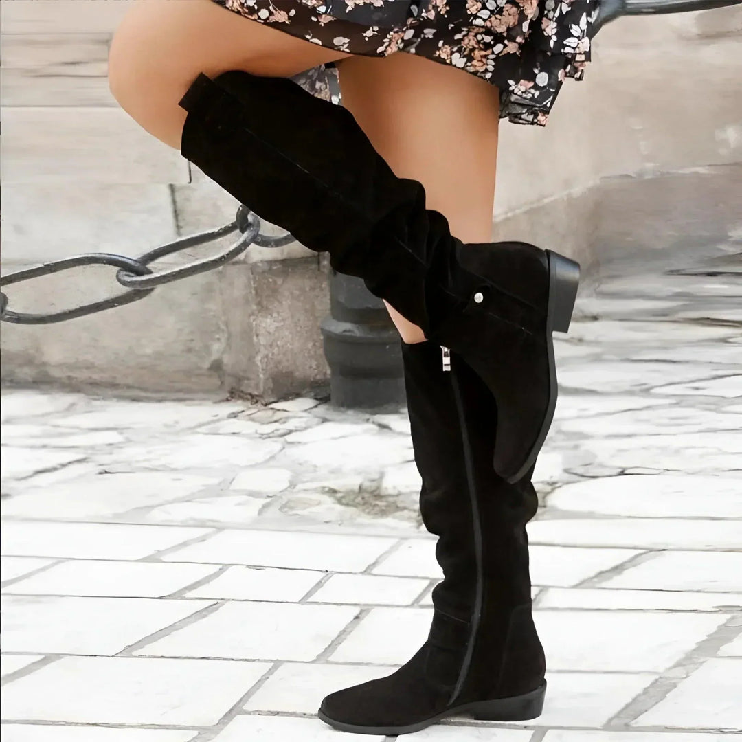 Dark green women's sleek ankle boots, perfect versatile footwear for all-day comfort.