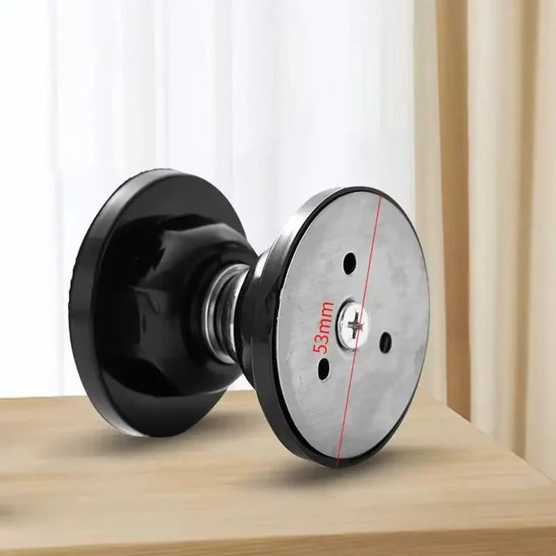 Versatile magnetic door stop for wall or floor. Strong door holder with no-drill adhesive install for any room.