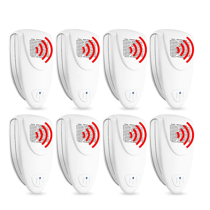 Compact electronic bed bug repeller in a home setting, offering silent & pet-friendly insect repellent.