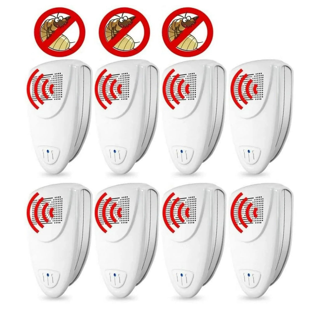 Modern ultrasonic bed bug repeller ensuring child-safe and effective pest control in any room of the home.