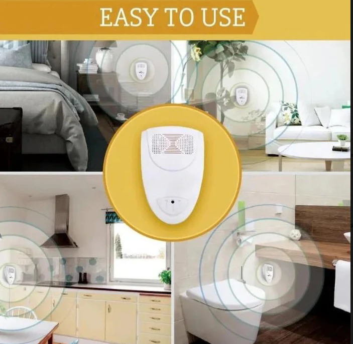 Easy-to-use electronic bed bug repeller, providing silent, effective & child-safe pest control for your home.