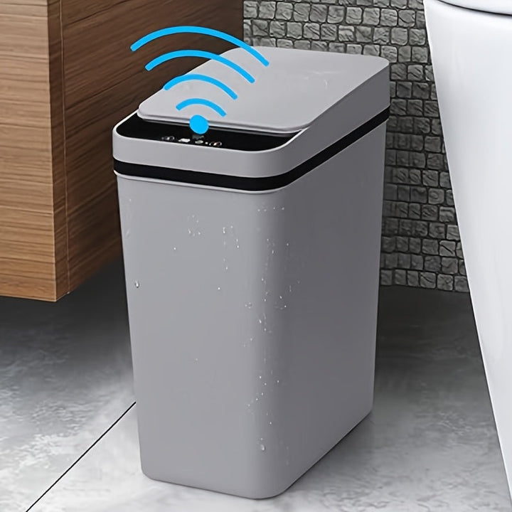 Sleek 11L touch-free kitchen waste bin, hands-free sensor for clean, modern home essentials.