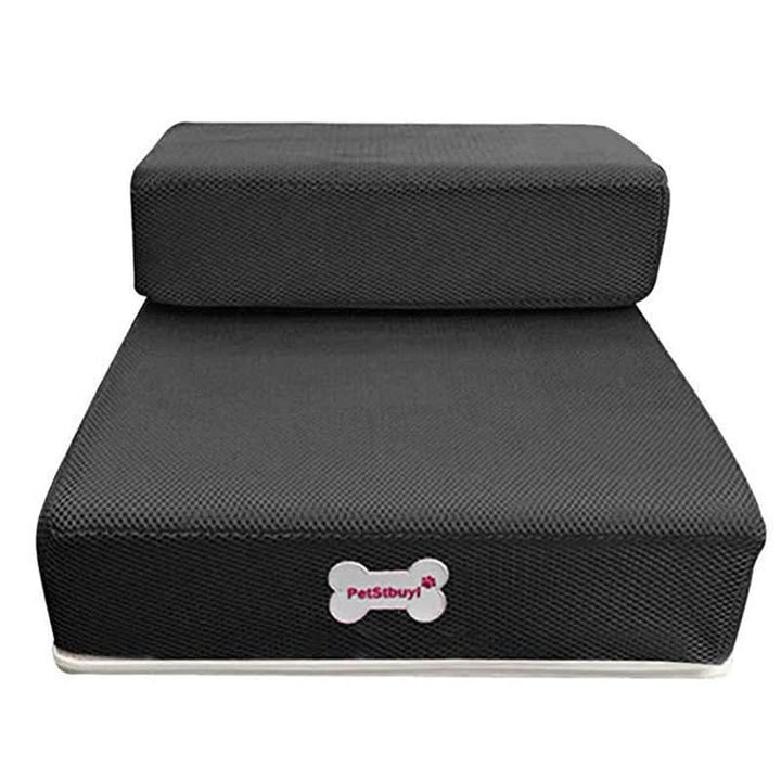 Versatile pet steps, a safe mobility aid for dogs & cats to access any furniture easily.