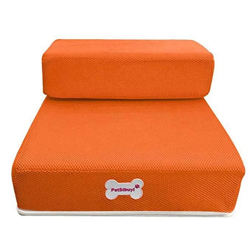 Pet steps designed for senior dogs & cats, offering gentle joint support & easy access.