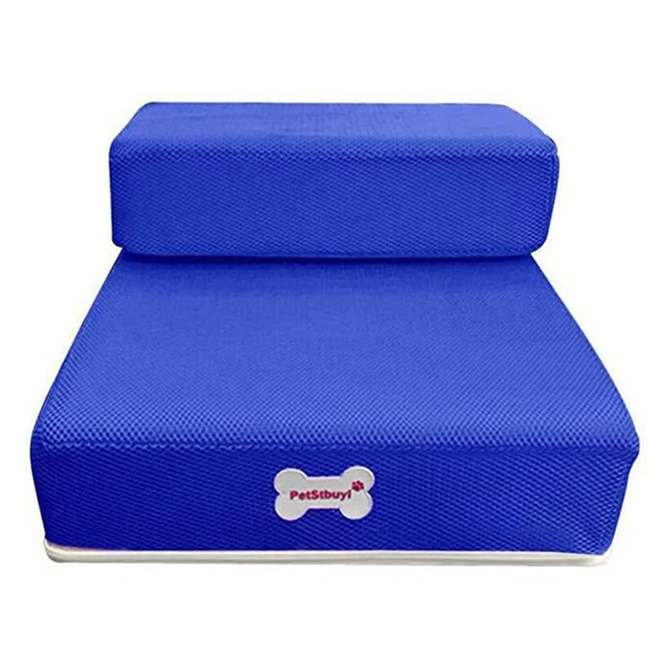 Ergonomic pet steps for joint comfort, a mobility solution for aging dogs & cats.