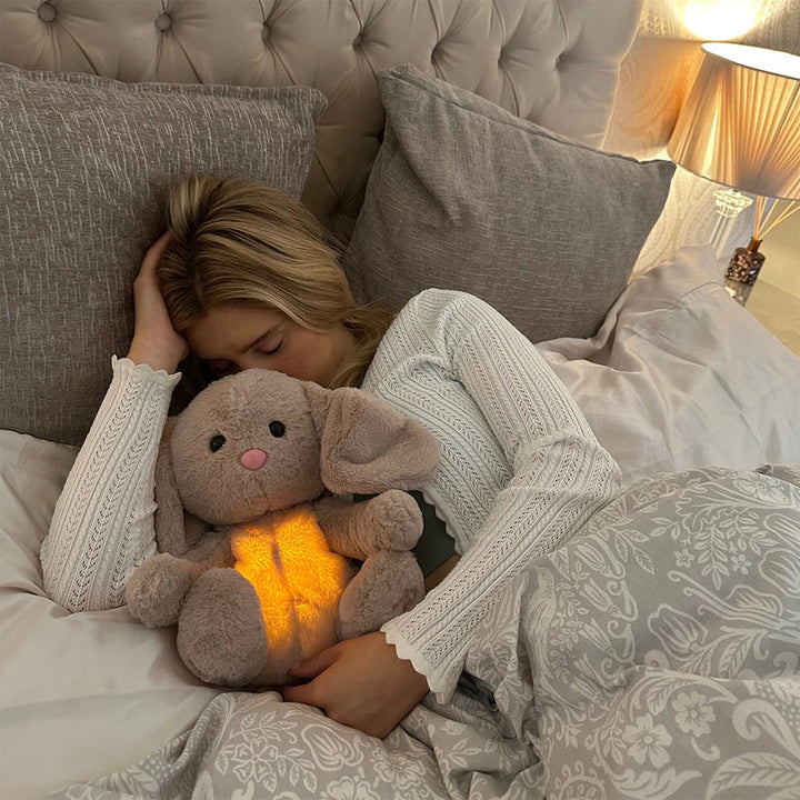 Thoughtful comfort gift: plush calming cuddle toy for stress relief & anxiety aid. Soft unisex relaxation buddy.