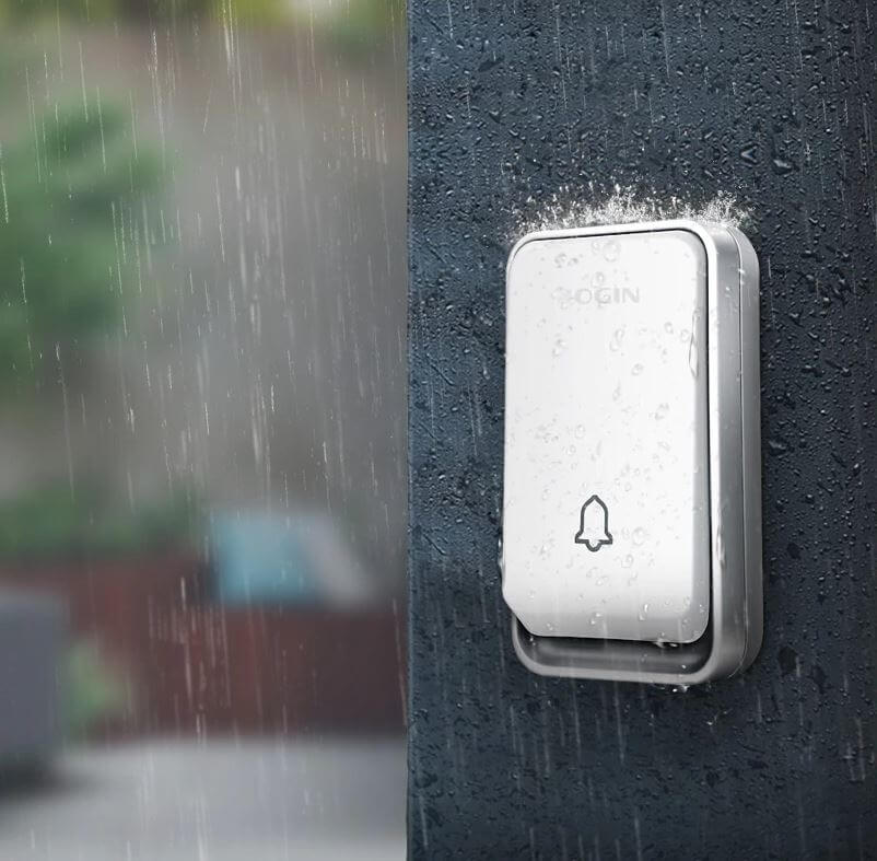 Easy-install Sonivo wireless doorbell with visitor alert. Battery-free solution for home & office security.