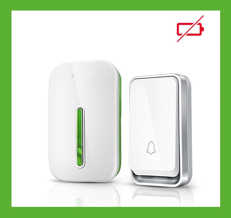 Waterproof & battery-free Sonivo wireless doorbell. Smart door chimes for reliable home & office visitor alert.