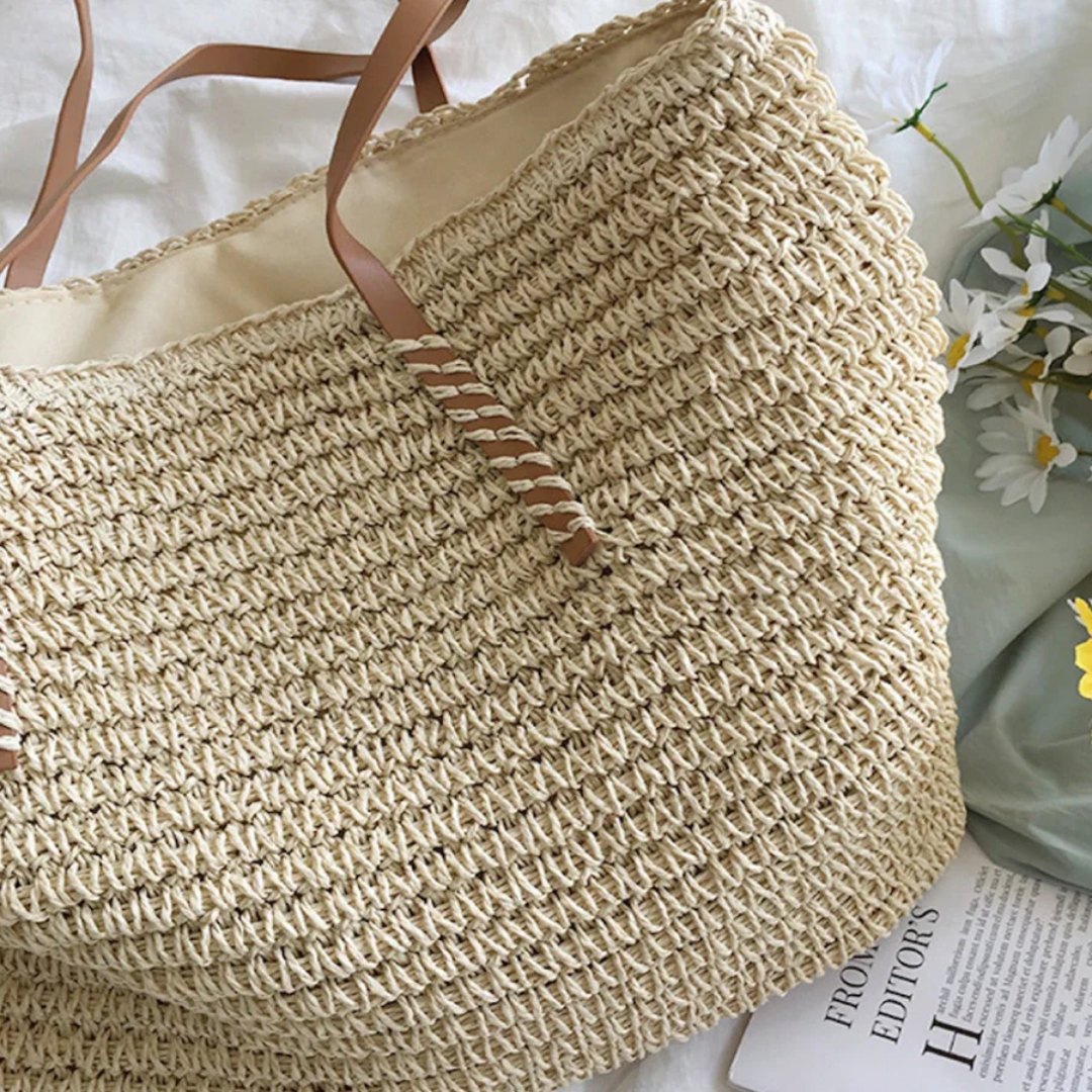 Textured TerraWoven handbag for women, a practical and spacious shoulder bag with a stylish and durable finish.