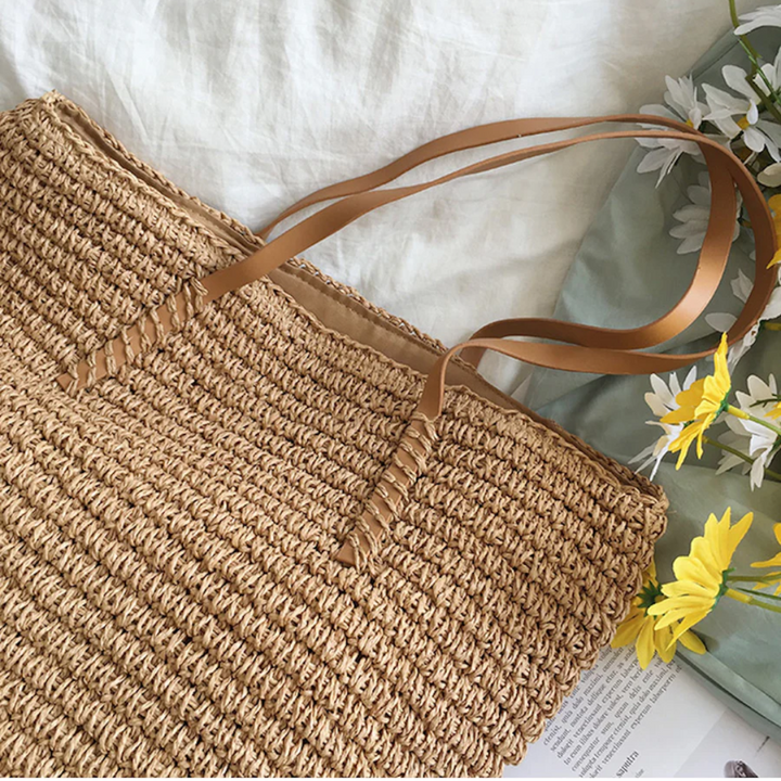 Durable women's TerraWoven shoulder bag, a fashionable and versatile daily carryall with a robust design.