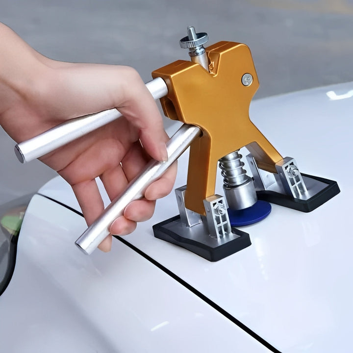 Stainless steel minor dent repair kit for DIY home use, perfect for car, auto, & appliance dents.