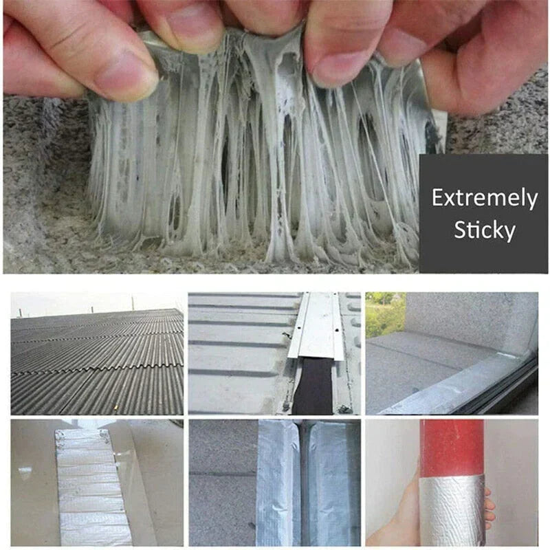 Easy-to-use waterproof sealing tape for instant home & garden repairs. Strong adhesive stops leaks quickly.