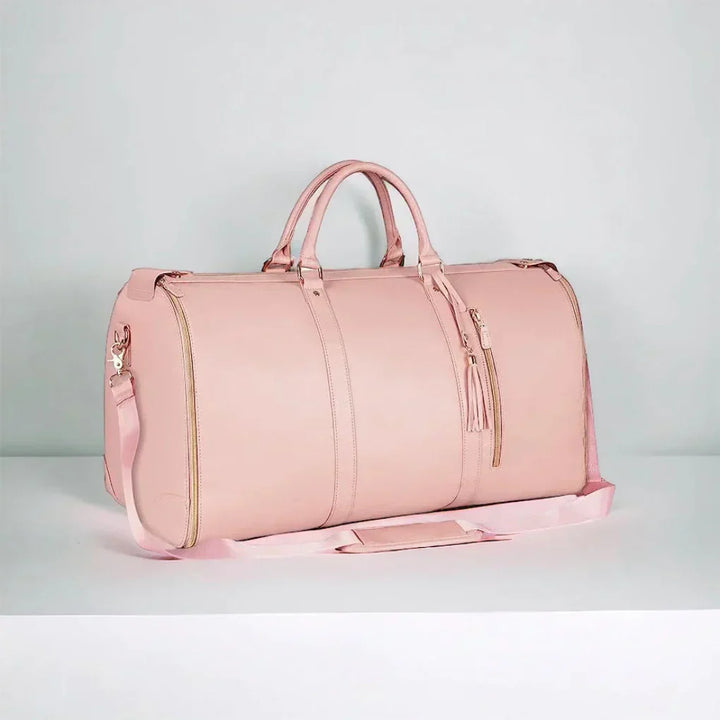 Vibrant patchwork design duffel bag; a spacious & stylish weekender for unisex travel, collapsible for easy storage.
