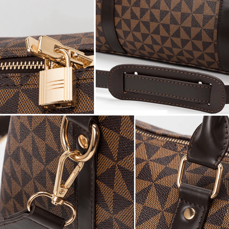 Lightweight and stylish duffle bag, perfect unisex carry-on for quick trips, gym, or weekend travel.
