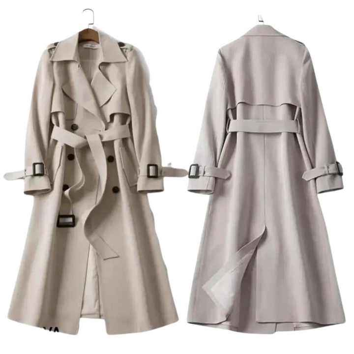 Insulated women's mid-length padded jacket. Stylish, warm everyday outerwear for fall & winter.