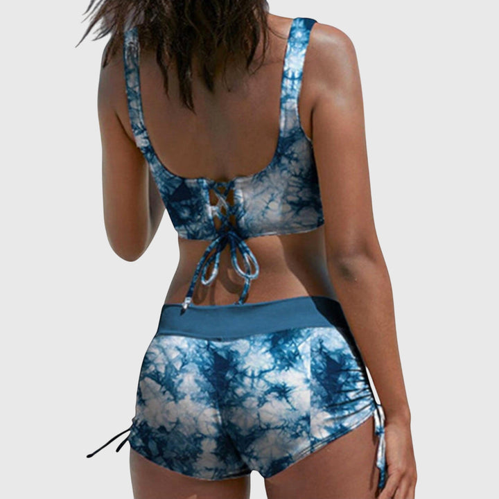 Elegant women's bikini for summer fashion, a comfortable two-piece swim set ideal for beach and poolside.