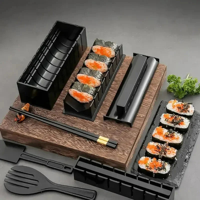 Tavvita Home Sushi Making Kit for easy DIY rice rolls & perfect homemade Japanese sushi. BPA-free kitchen tool.