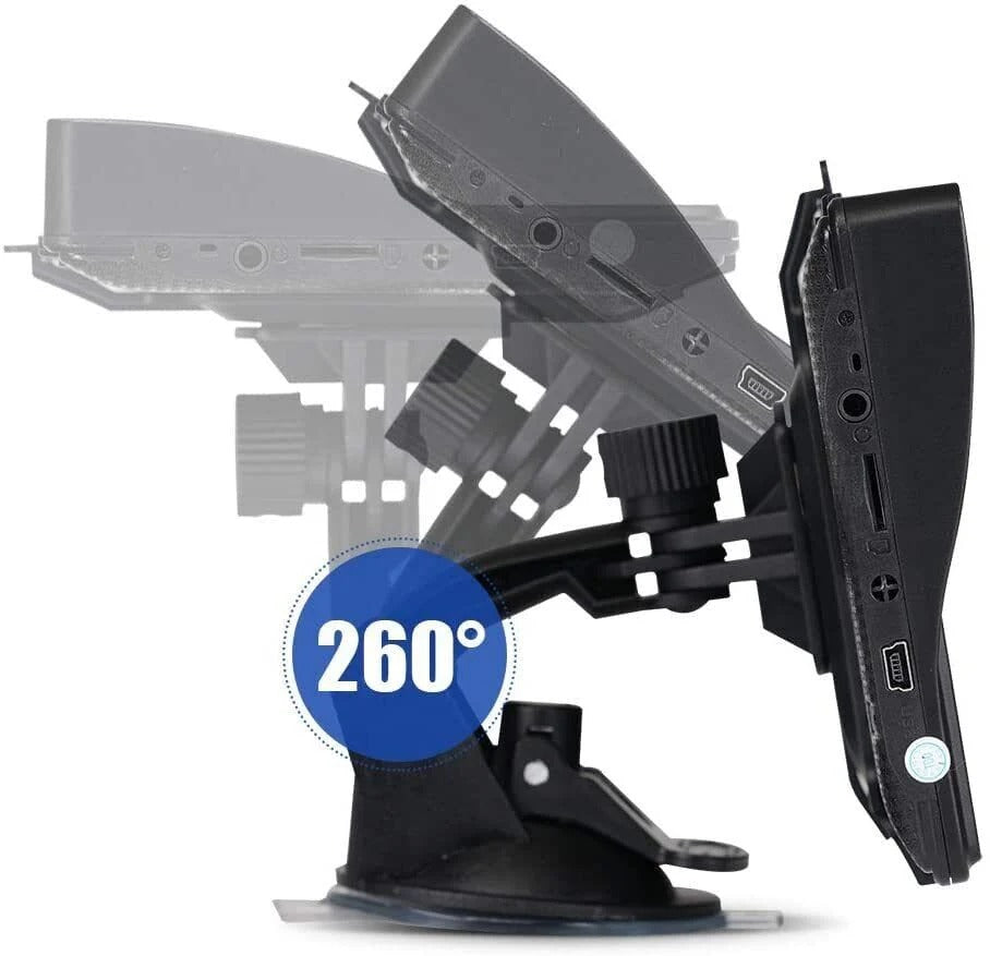 High-resolution 7-inch GPS navigation system, essential driving aid for all vehicles.