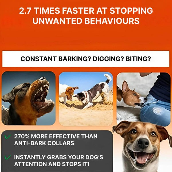 Compact ultrasonic anti-bark device, a gentle pet trainer for effective dog behavior correction.