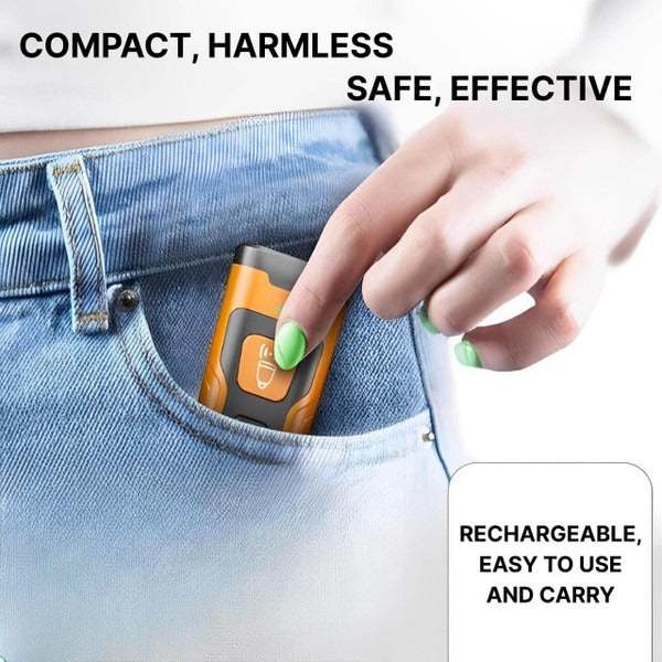 TavvitaImp010 dog bark control device; an effective, humane ultrasonic trainer for all dog breeds.