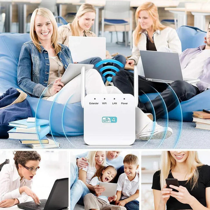 TavvitaImp011 internet enhancer: wireless repeater, signal extender, high-speed WiFi for robust home network.