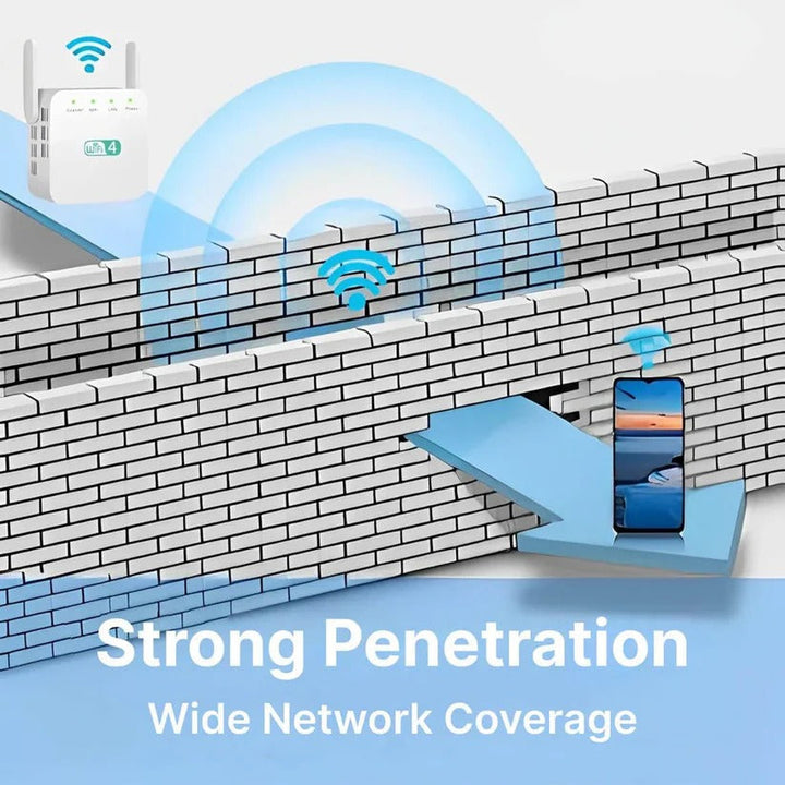 Universal compatibility TavvitaImp011 WiFi signal extender. Boosts any home network, eliminates dead zones.